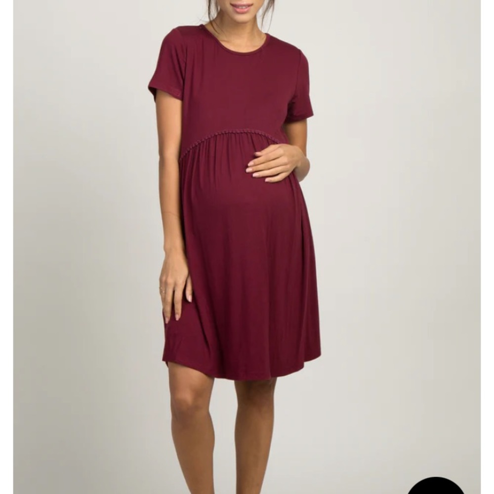 Pinkblush Burgundy Dress - Size S